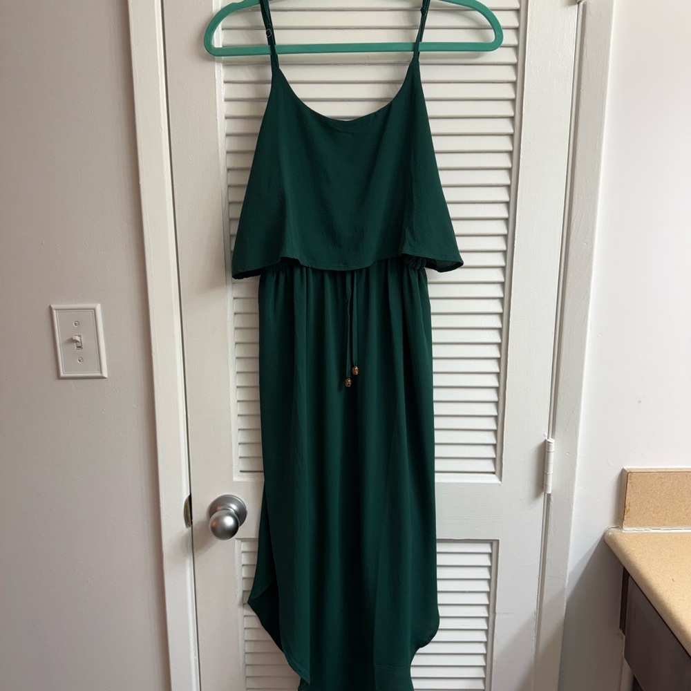 Green Sleeveless Dress